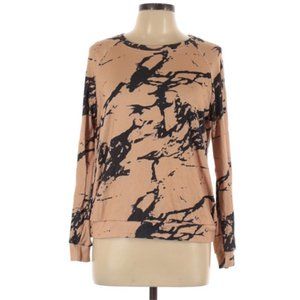 GYK Marble Tie Dye Knit Sweatshirt